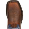 Durango LIL' Little Kids' Western Boot, DARK BROWN/BLUE, M, Size 13 DWBT052